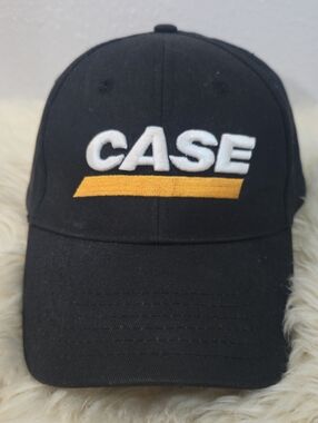 CASE Construction Hat Black Adjustable Cap Farming Equipment Workwear K Products